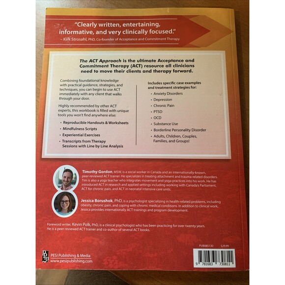 The ACT Approach Comprehensive Guide for Acceptance and Commitment book Gordon - Picture 2 of 2